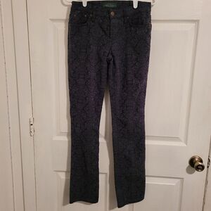 ‎Lauren ralph lauren denim floral jeans